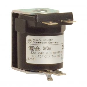 Coil fitt. A.u.K. Müller solenoids