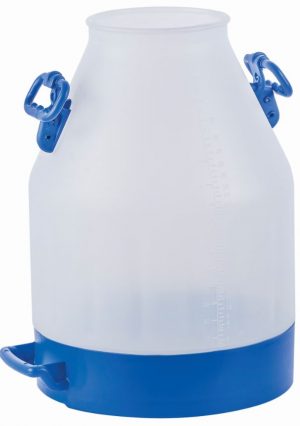 Kunststof ECO emmer blauw 30 ltr. ( zonder rvs hengsel)